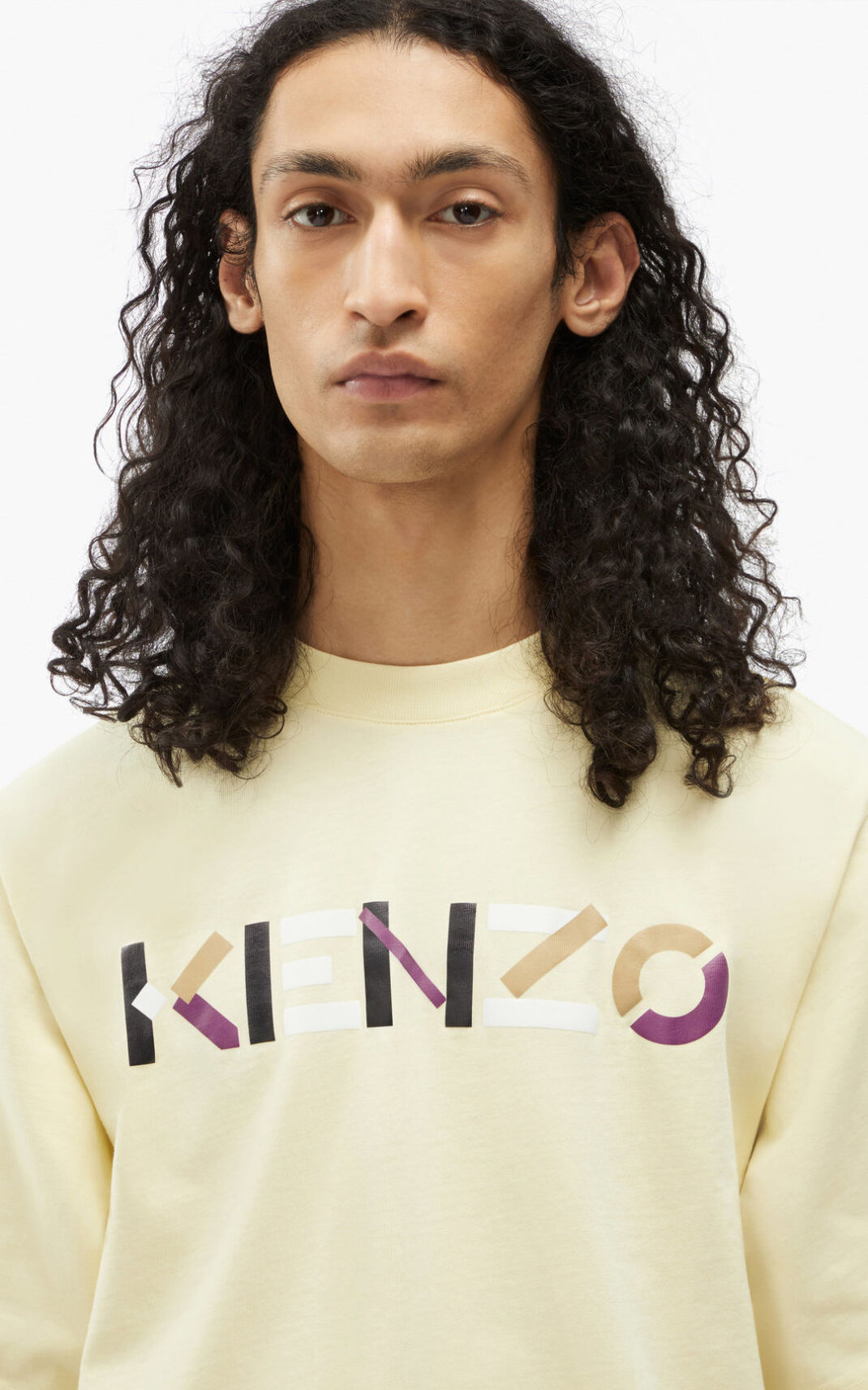 Kenzo Multicoloured oversize Logo T-shirt Heren Room | 24670CQMX
